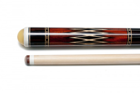 Бильярдный кий для русской пирамиды Vantex  двухсоставной (эбен, кокоболо)